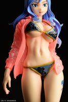 1/6 Fairy Tail: Juvia Lockser Gravure Style Black Bikini!! Wet See-Through Dress Shirt SP