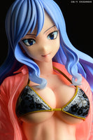 1/6 Fairy Tail: Juvia Lockser Gravure Style Black Bikini!! Wet See-Through Dress Shirt SP