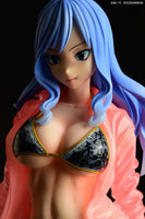 1/6 Fairy Tail: Juvia Lockser Gravure Style Black Bikini!! Wet See-Through Dress Shirt SP