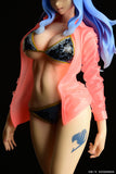 1/6 Fairy Tail: Juvia Lockser Gravure Style Black Bikini!! Wet See-Through Dress Shirt SP