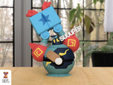 Pokemon x One Piece Golurk x Franky 3D Printed Poke Ball
