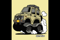 Tomytec QS-10a Suzuki Jimny Custom Specification (Beige)