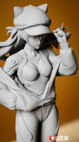 Asuka Neon Genesis Evangelion Figure Unpainted Resin Statue Garage Kit