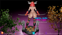 Samurai Girl Pin-up Garage Kit