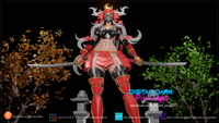 Samurai Girl Pin-up Garage Kit