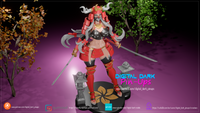 Samurai Girl Pin-up Garage Kit
