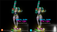 Rebecca Cyberpunk Pin-up Garage Kit