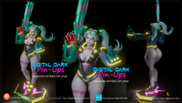 Rebecca Cyberpunk Pin-up Garage Kit