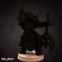 Diox, the Metal Bard Dragonborn 3D Printed Miniature 32mm