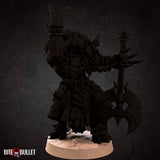 Diox, the Metal Bard Dragonborn 3D Printed Miniature 32mm