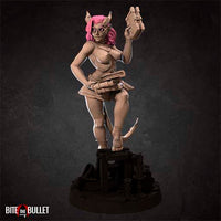Liz, the Librarian 3D Printed Miniature 32mm