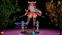 Samurai Girl Pin-up Garage Kit