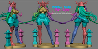 Samurai Girl Pin-up Garage Kit
