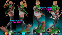 Elf Archer Modern Pin-ups Garage Kit