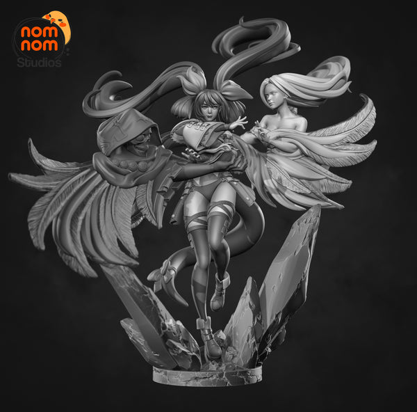 Dizzy from Guilty Gear Figure Unpainted Resin Statue Garage Kit
