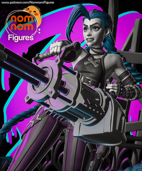 Jinx League Of Legends Garage Kit