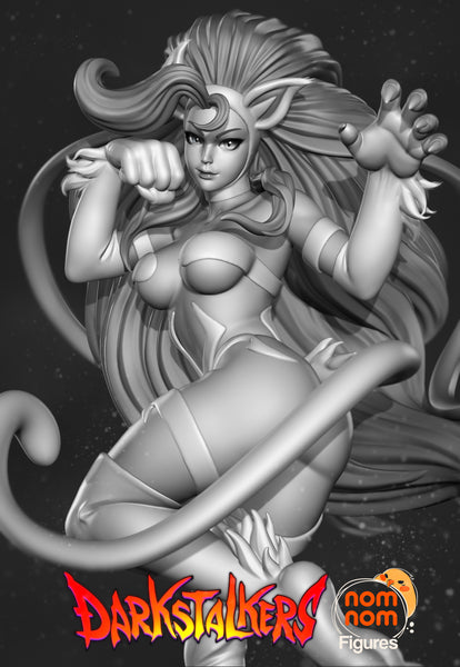 Felicia Rosemary DarkStalkers Figure Unpainted Resin Statue Garage Kit