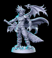 Claude (winged version) Classic JRPG 3D Printed Miniature