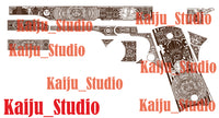 Colt 1911 Aztec Design