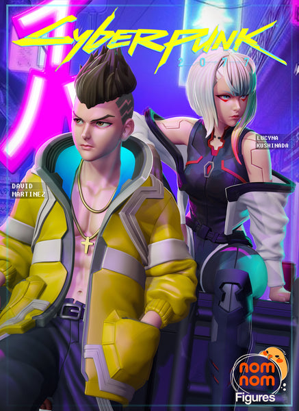 Lucy x David from Cyberpunk Edgerunners Garage Kit
