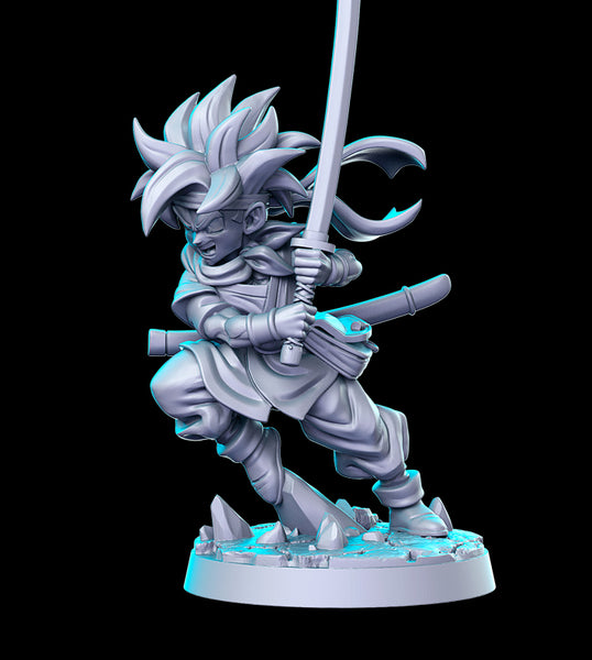 Kentaro Classic RPG 3D Printed Miniature