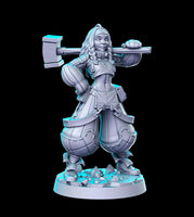 Phoebe (monster-hunting engineer) Monster Hunters 3D Printed Miniature
