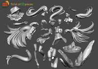 Dizzy from Guilty Gear Figure Unpainted Resin Statue Garage Kit