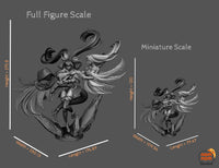 Dizzy from Guilty Gear Figure Unpainted Resin Statue Garage Kit