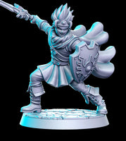 Shin Classic RPG 3D Printed Miniature