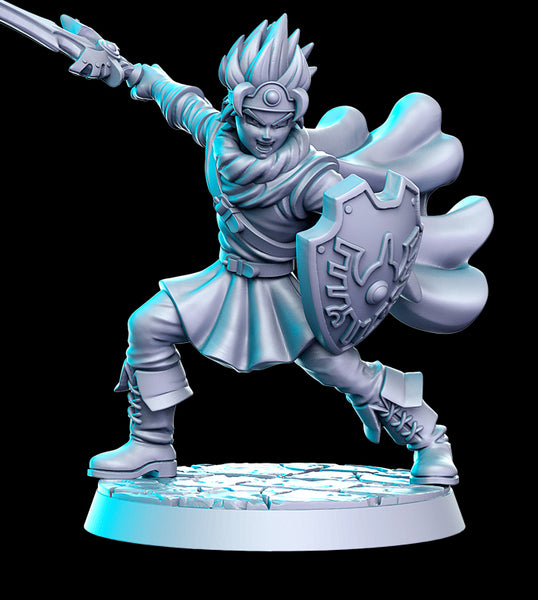 Shin Classic RPG 3D Printed Miniature