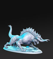 Final Fantasy Behemoth 3D Printed Miniature 32mm Miniature, Warhammer, D&D