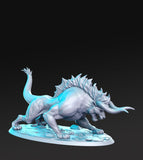 Final Fantasy Behemoth 3D Printed Miniature 32mm Miniature, Warhammer, D&D