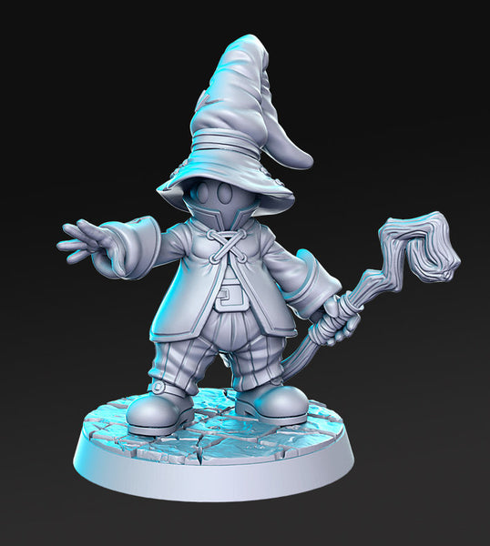 Final Fantasy Vivi Ornitier 3D Printed Miniature 32mm, Warhammer, D&D