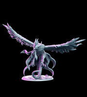 Cockatrice The Witcher 3D Printed Miniature 50mm Miniature, Warhammer, D&D Star Wars Legion