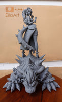 Bowsette & Bowser Statue Figure 3D Printed Garage Kit