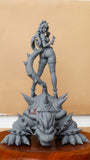 Bowsette & Bowser Statue Figure 3D Printed Garage Kit