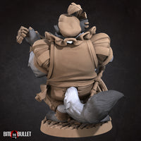 Foxfolk Bard 3D Printed Miniature 32mm