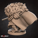 Alexander Supertrap, the Chunky Hunter (2 Versions) 3D Printed Miniature 32mm