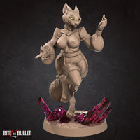 Lady Mahrian, the Foxfolk Maid 3D Printed Miniature 32mm