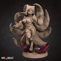 Lady Mahrian, the Foxfolk Maid 3D Printed Miniature 32mm