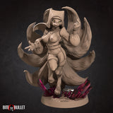 Lady Mahrian, the Foxfolk Maid 3D Printed Miniature 32mm