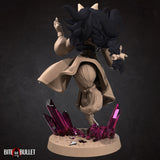 Lady Mahrian, the Foxfolk Maid (Human) 3D Printed Miniature 32mm
