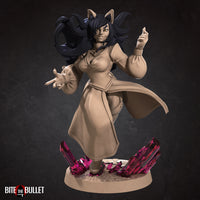 Lady Mahrian, the Foxfolk Maid (Human) 3D Printed Miniature 32mm