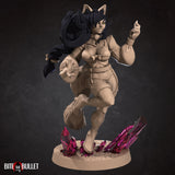 Lady Mahrian, the Foxfolk Maid (Human) 3D Printed Miniature 32mm