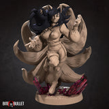 Lady Mahrian, the Foxfolk Maid (Human) 3D Printed Miniature 32mm
