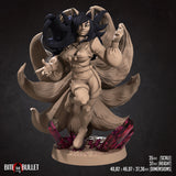 Lady Mahrian, the Foxfolk Maid (Human) 3D Printed Miniature 32mm