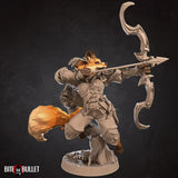 Foxfolk Ranger 3D Printed Miniature 32mm
