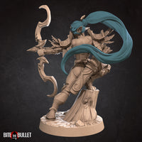 Alana, the Ranger Night Elf 3D Printed Miniature 32mm
